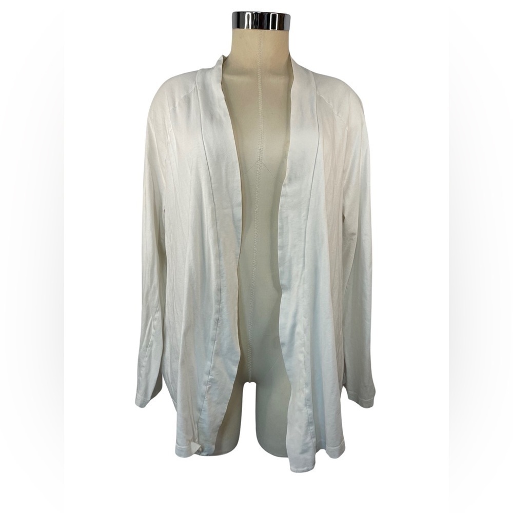 LOFT cardigan lot of 2. 100% cotton, black and white cardigan. Womens XL. - Picture 3 of 5